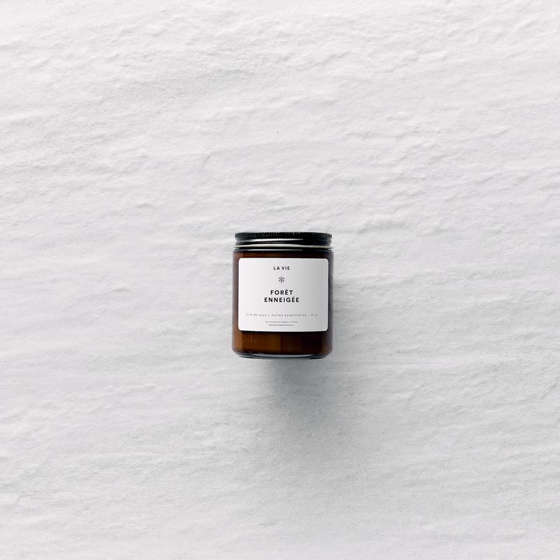 Bougie Foret enneigée !